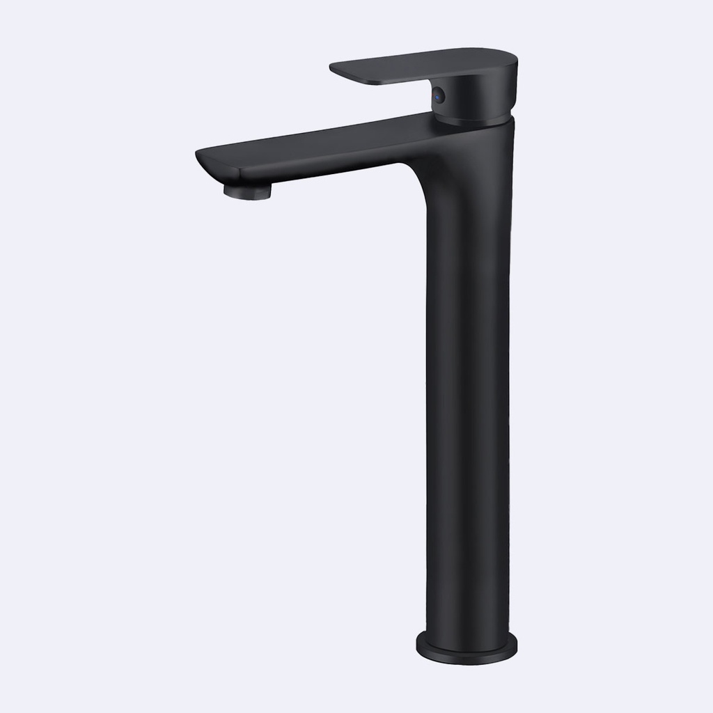 Mezcladora  Hove Monomando Alta Para Lavamanos  Modelo Creta Acabado Negro Mate 29Cm X 18Cm X 4Cm