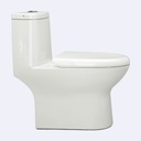 Inodoro Fv One Piece  Modelo Cannes Acabado Blanco 68Cm X 37Cm X 71Cm