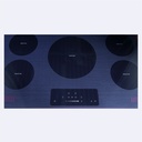 Cocina Empotrable Hove De Inducción Cristal Negro 90Cm