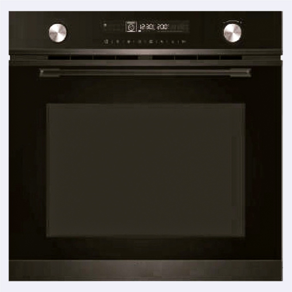 Horno Empotrable Eléctrico Hove 8 Funciones Vidrio Negro 60X60Cm