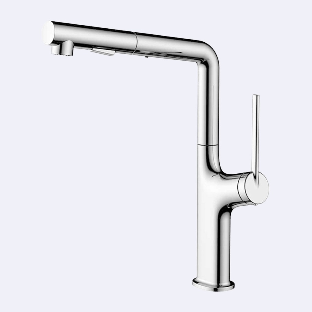 Grifería Monomando Hove Modelo Iris Acero Inoxidable