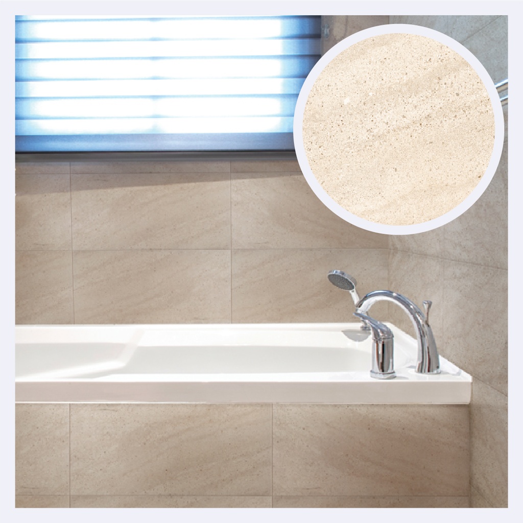 Ceramica Tipo Cemento Mystic  Beige (30.5X60)Cm