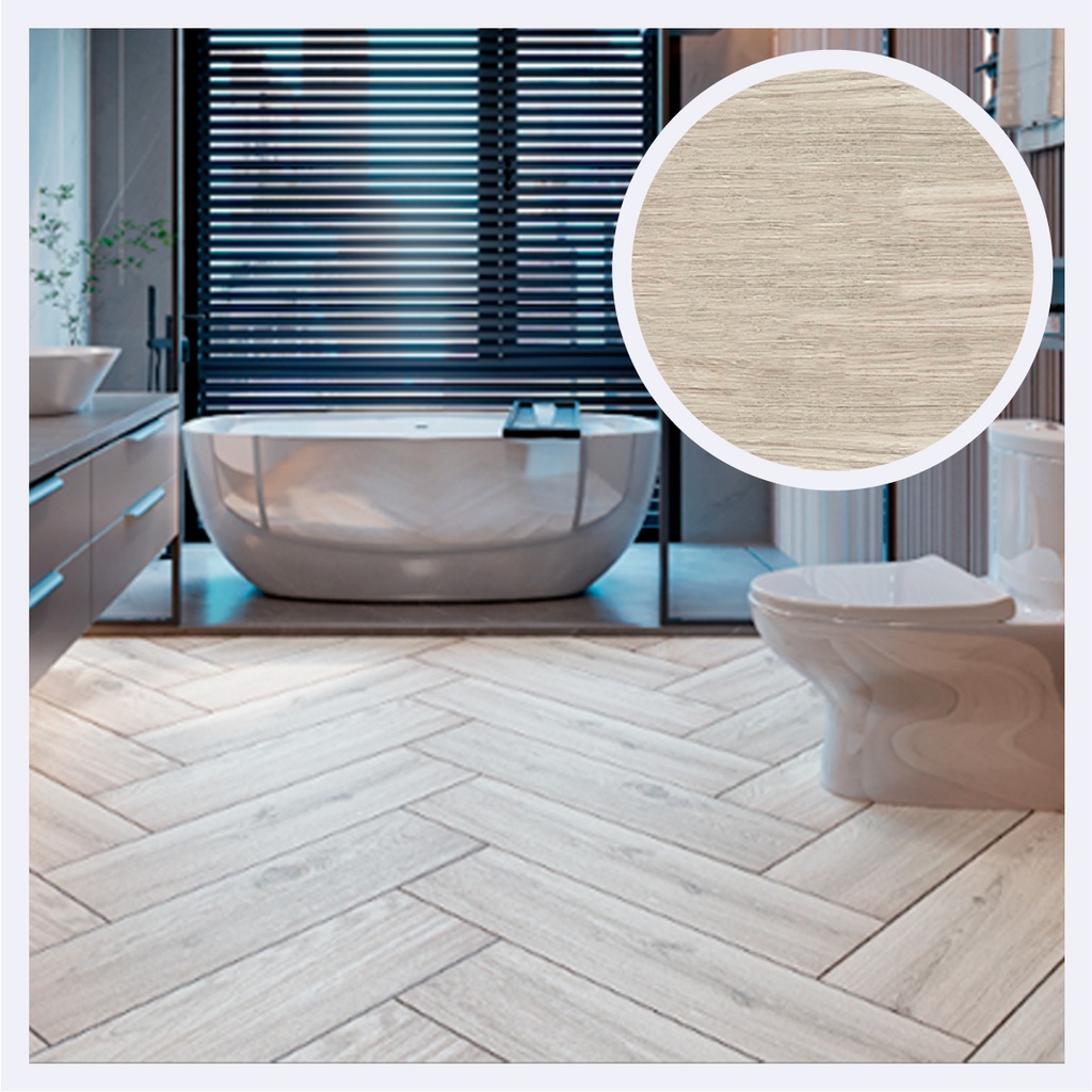 Ceramica Tipo Maderado Tampa  Gris (24X90)Cm