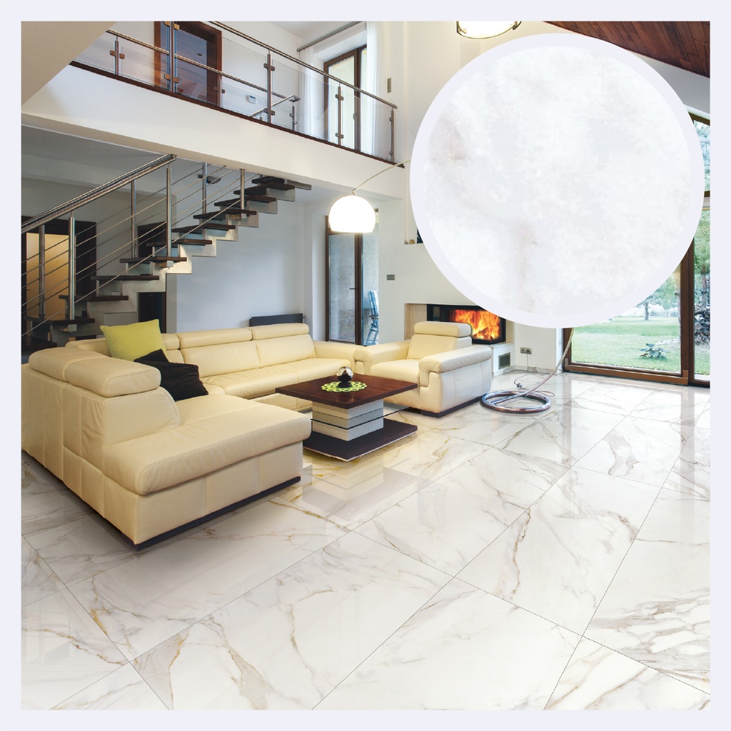 Ceramica Tipo Marmolizado Arabescato  Gold (30.5X60)Cm