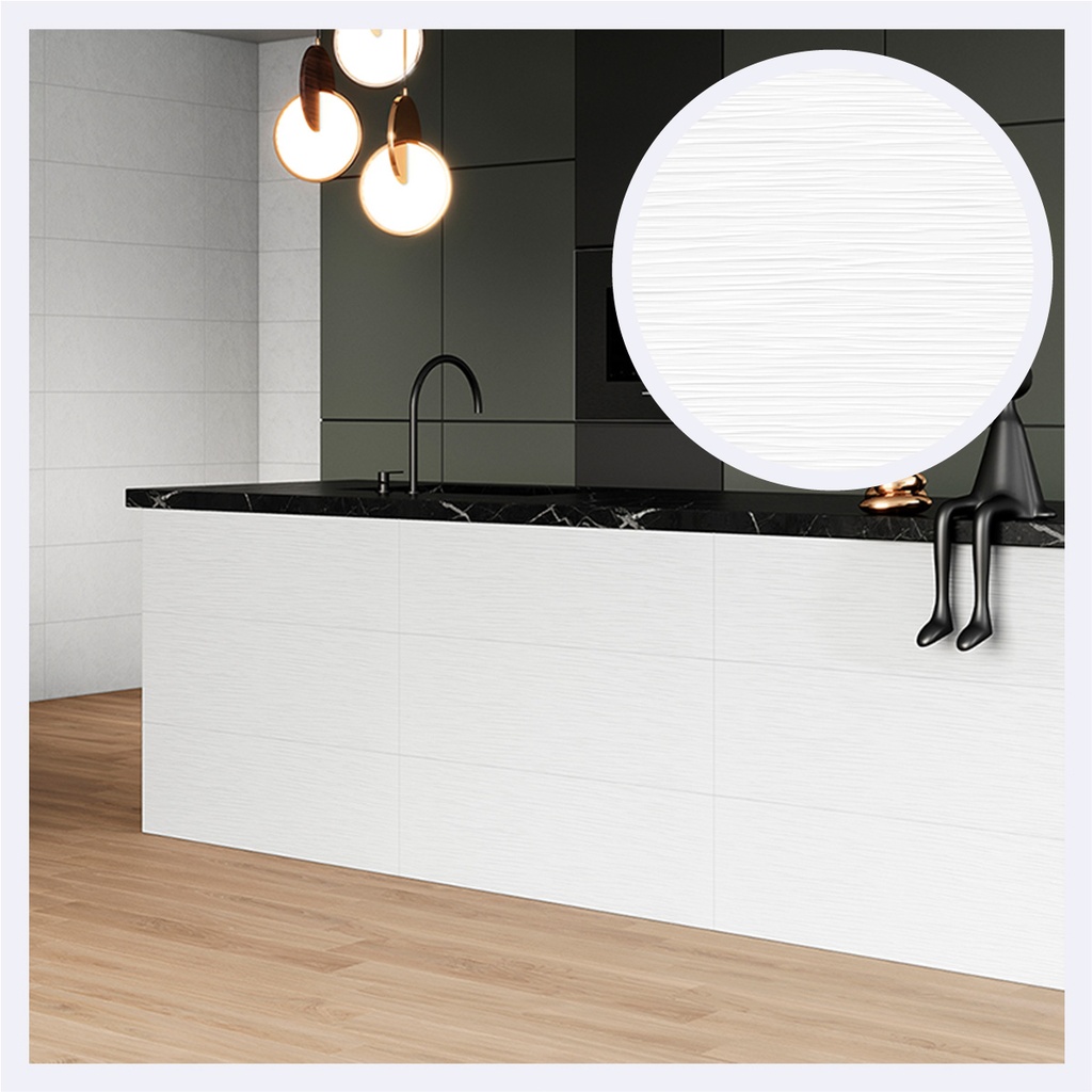 Ceramica Tipo Plano Candidus Fold Blanco (31X91)Cm