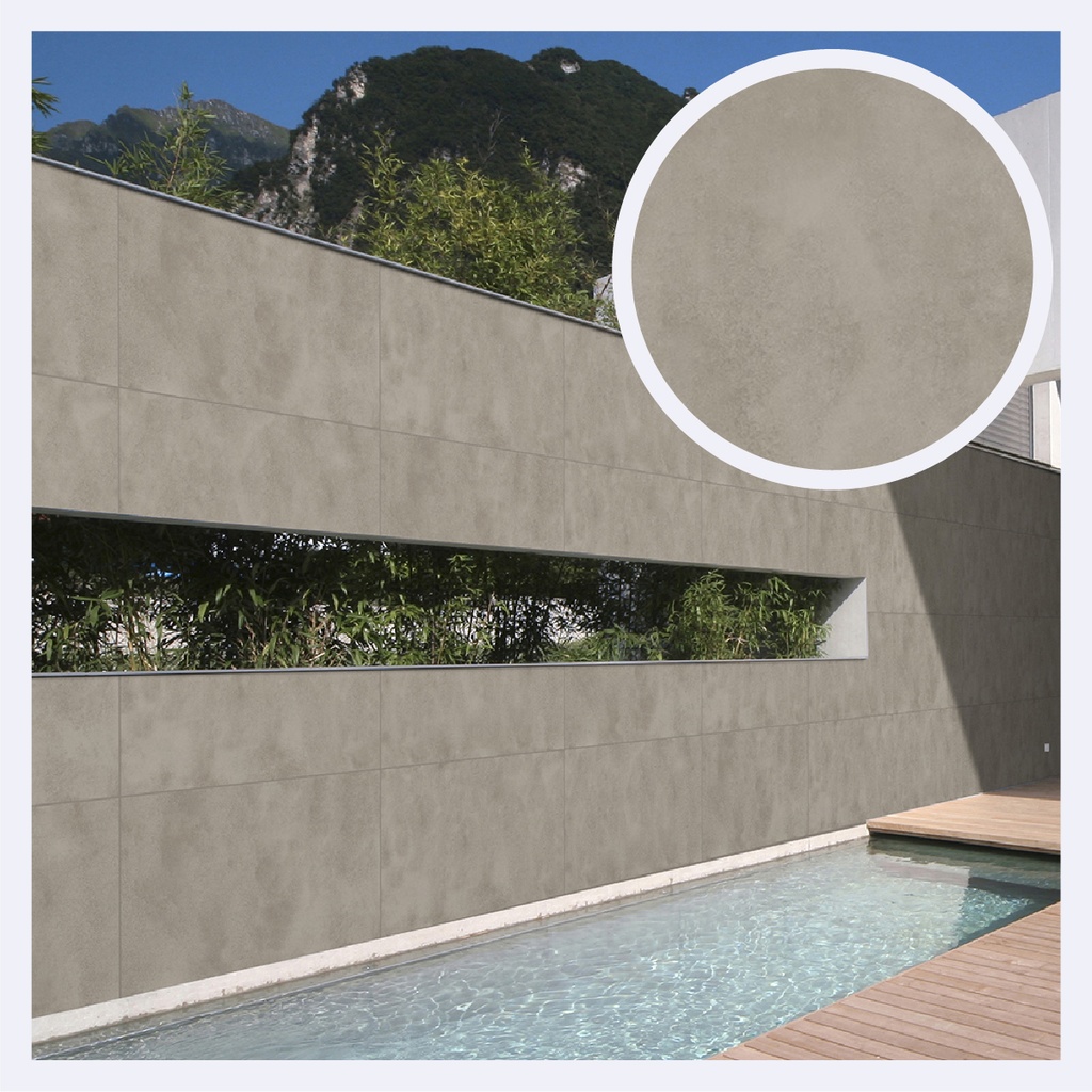 Porcelanato Tipo Cemento Alexa  Natural (60X120)Cm