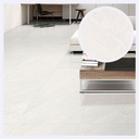 Porcelanato Tipo Marmolizado Miami Bianco  Blanco (80X160X0.9)Cm