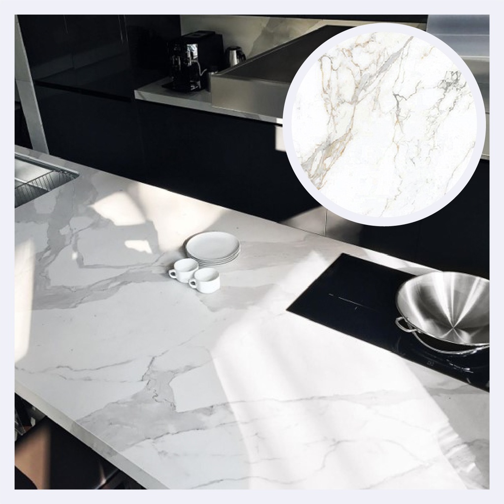 Porcelanato Tipo Marmolizado Statuario   (120X270X0.9)Cm