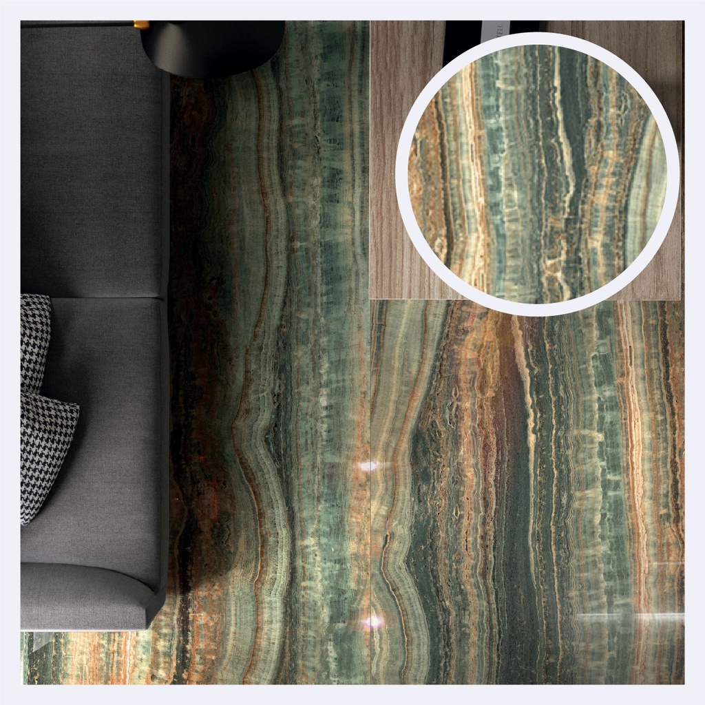 Porcelanato Tipo Marmolizado Eccentric   (120X280X0.6)Cm