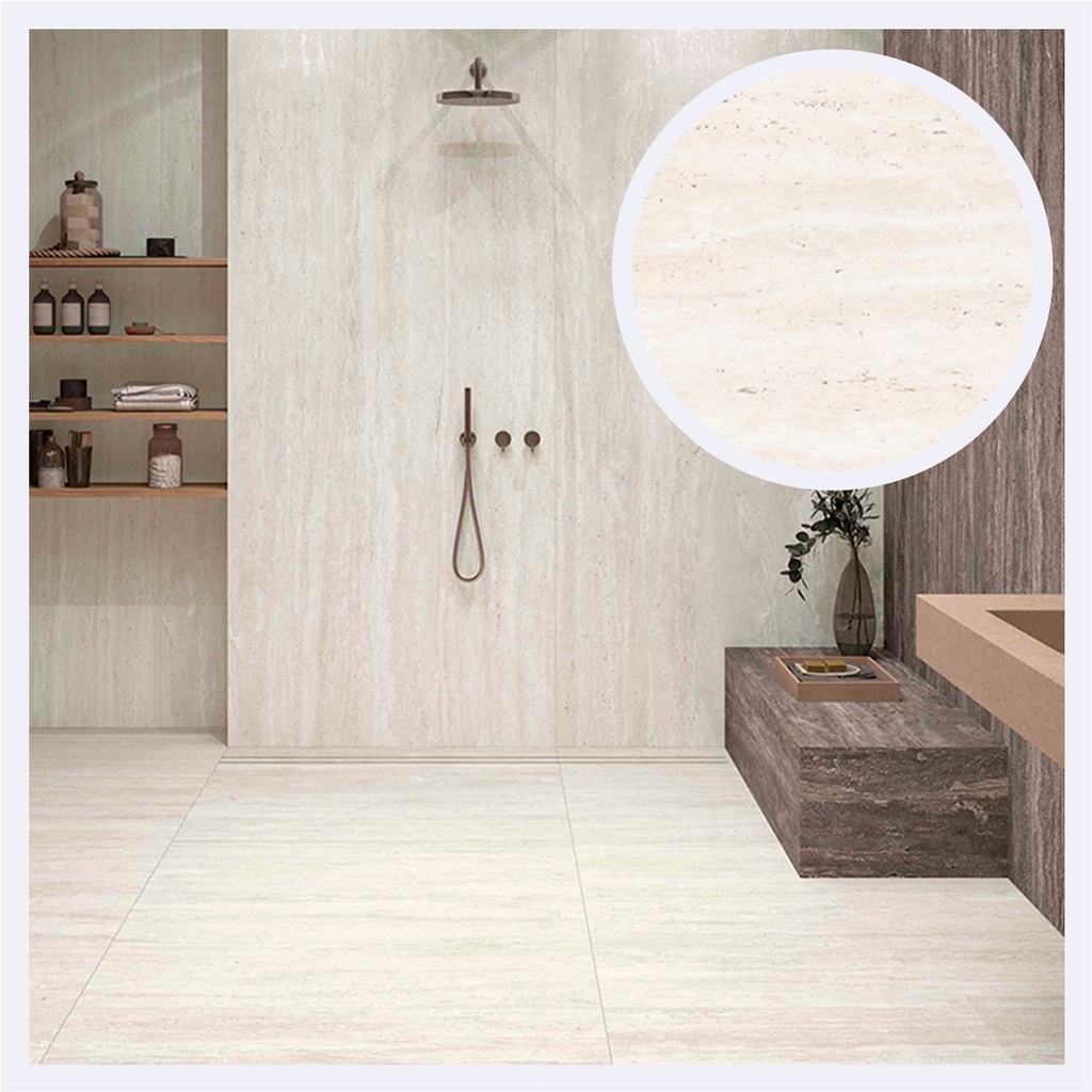 Porcelanato Tipo Marmolizado Travo  Ash (80X160X0.9)Cm