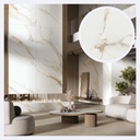 Porcelanato Tipo Marmolizado Lumiere  Natural (120X280X0.6)Cm