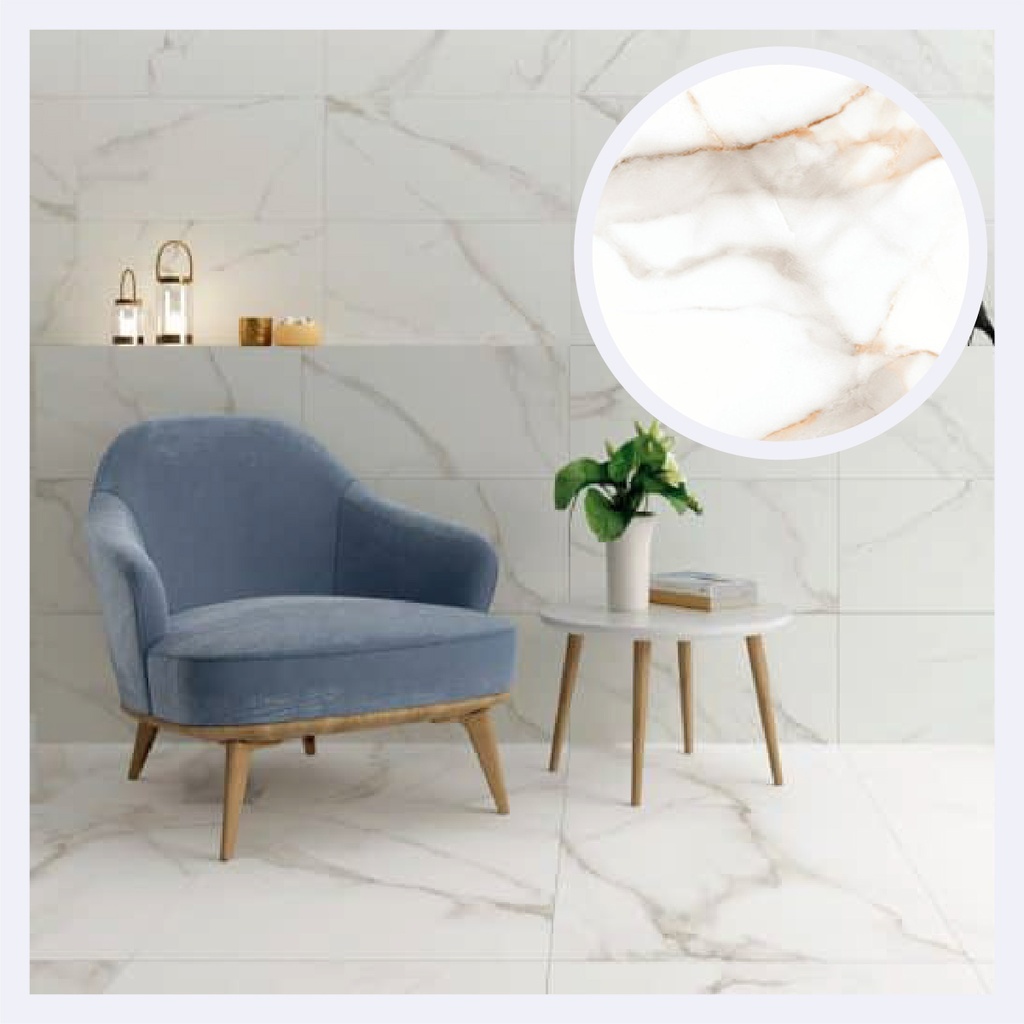 Porcelanato Tipo Marmolizado Lumiere  Natural (60X120X1)Cm