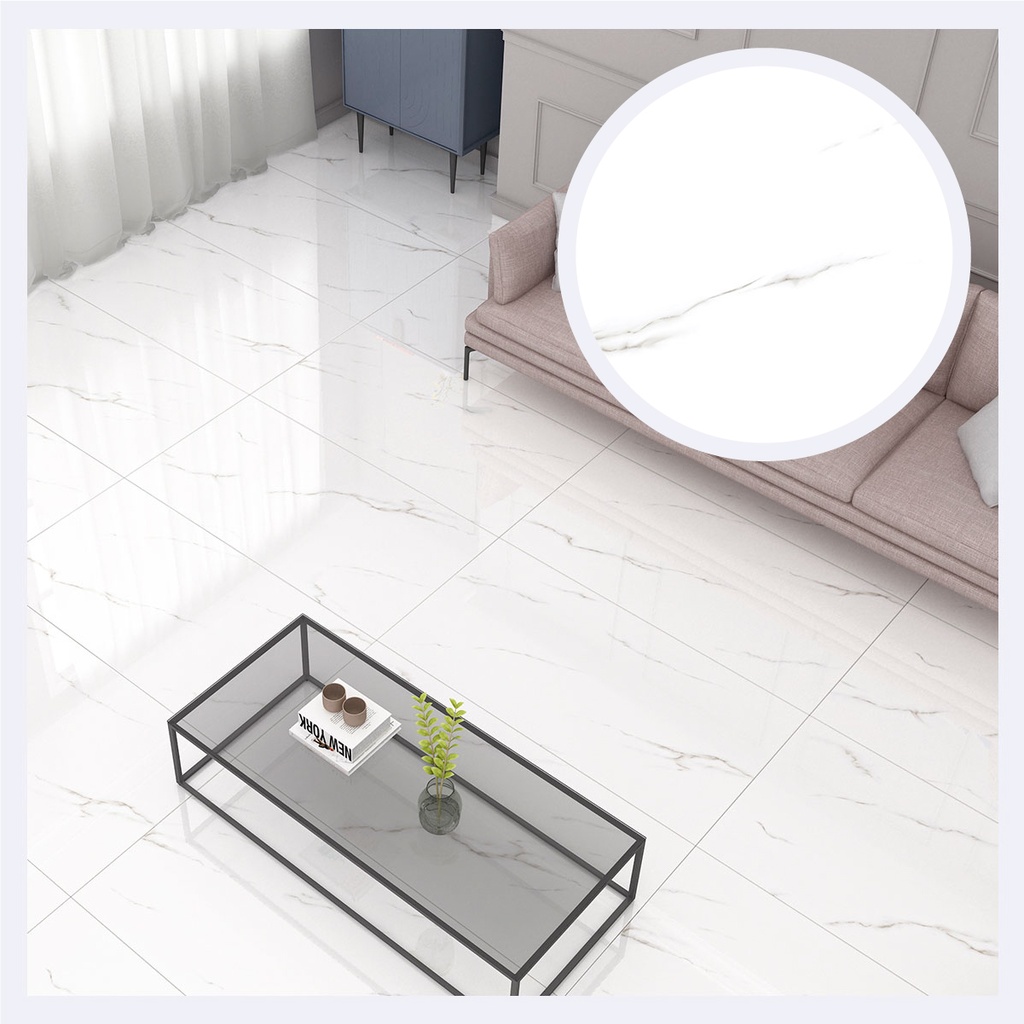 Porcelanato Tipo Marmolizado Artic  Grey (60X120X0.9)Cm