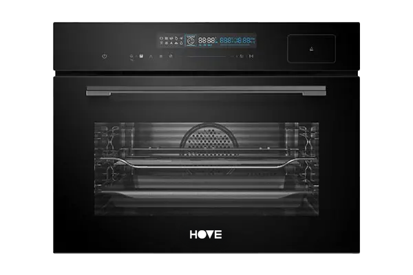 Microondas + Grill Hove Empotrable Vidrio Negro 60Cm