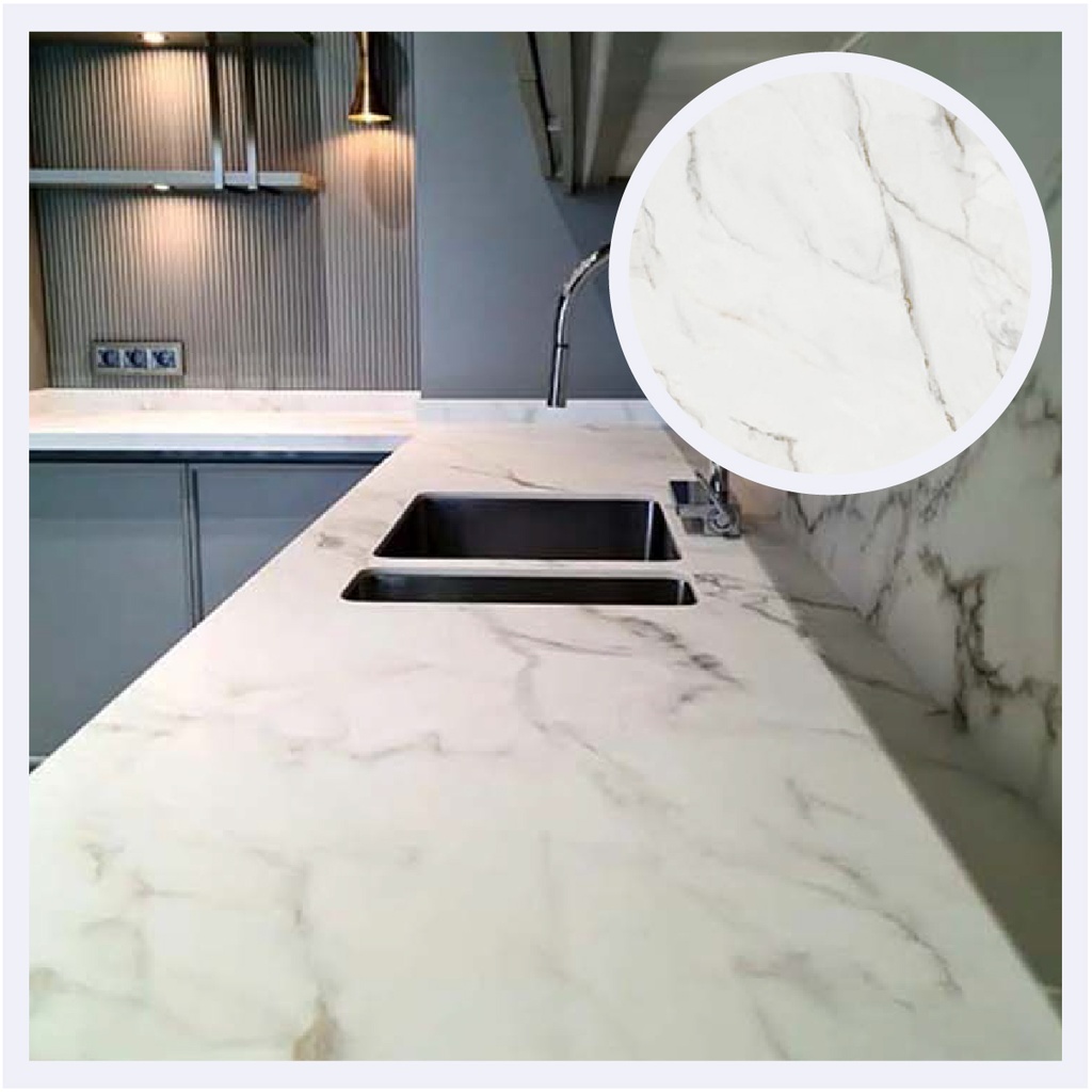 Porcelanato Tipo Marmolizado Marmorino  Oro (162X324X1.25)Cm