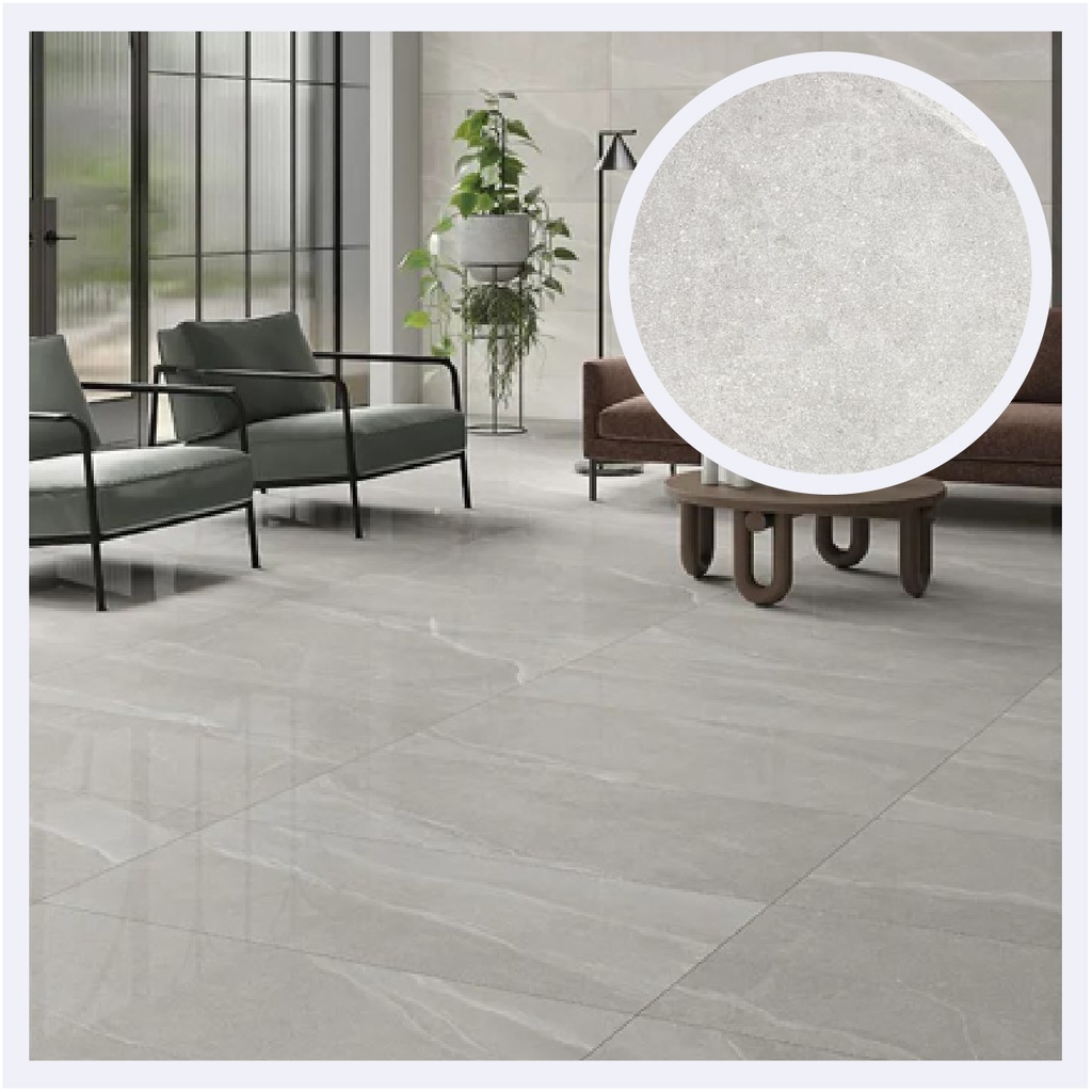Porcelanato Tipo Marmolizado Austral  Grey (59X119)Cm