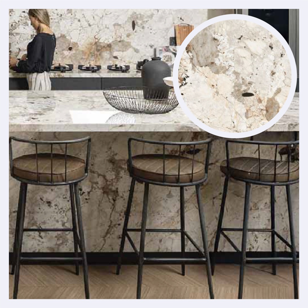 Porcelanato Tipo Marmolizado Nature Mood Tundra   (120X240X0.6)Cm