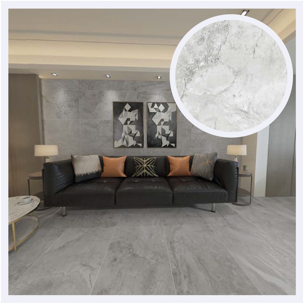 Porcelanato Tipo Piedra Nx Ca  Bianco (60X120X0.9)Cm