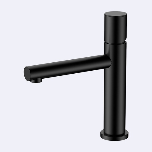 [BAGRML.0271] Mezcladora  Hove Monomando Baja Para Lavamanos  Modelo Sargis Acabado Negro Mate 20Cm X 14Cm X 3Cm