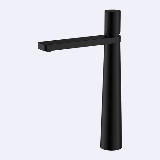 [BAGRML.0280] Mezcladora  Hove Monomando Alta Para Lavamanos  Modelo Vanolu Acabado Negro Mate 31Cm X 15Cm X 5Cm