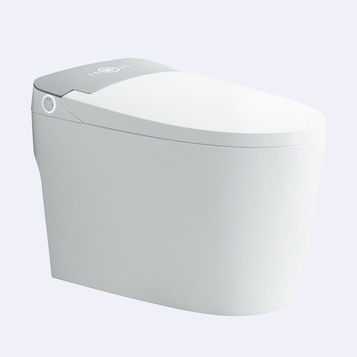 [BASRII.0007] Inodoro Hove Inteligente  Modelo Bidet Electrónico  Acabado Blanco 68Cm X 46Cm X 40Cm