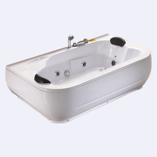 [BATHHI.0004] Tina Hidromasaje Hove Metacrilato  Modelo Duo A025 Acabado Blanco 180Cm X 110Cm X 62Cm