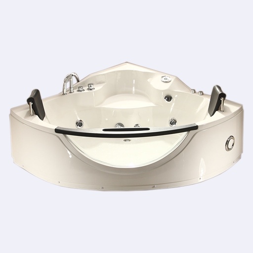 [BATHHI.0007] Tina Hidromasaje Hove Metacrilato  Modelo Duo A026 Acabado Blanco 156Cm X 156Cm X 68Cm
