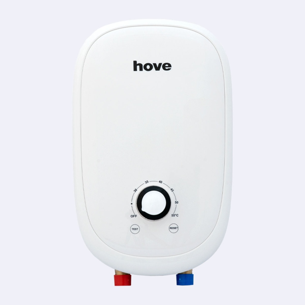 Calentador Instantáneo Hove Eléctrico  Modelo 9 Kw Acabado Blanco 33Cm X 21Cm X 7Cm