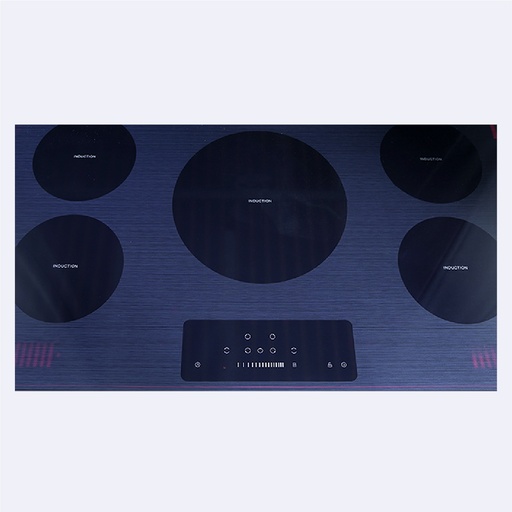 [ELCCIN.0063] Cocina Empotrable Hove De Inducción Cristal Negro 90Cm