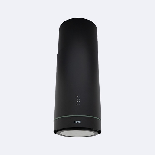 [ELCEDI.0038] Campana De Extracción Hove Decorativa Isla Diseño Tubular Negra