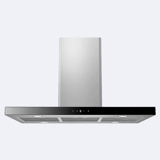 [ELCEDI.0039] Campana De Extracción Hove  Decorativa Isla Diseño Lineal Acero Inoxidable 90Cm