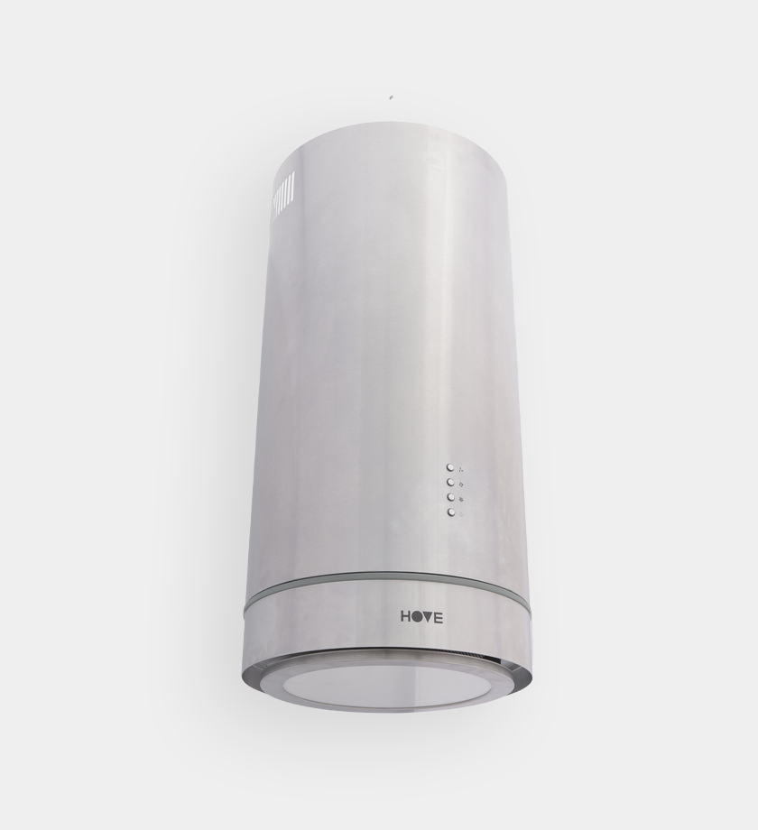 Campana De Extracción Hove Decorativa De Pared Acero Inoxidable Tubular 38 Diam