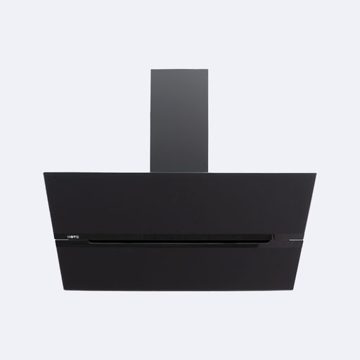 [ELCEDP.0076] Campana De Extracción Hove Decorativa De Pared Vidrio Recto Negro De 90Cm