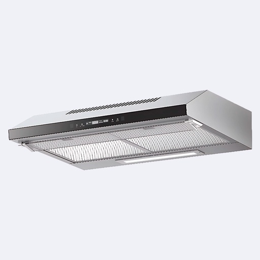 [ELCEME.0056] Campana De Extracción Hove Panel De Mando En Vidrio Negro 70Cm