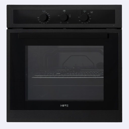 [ELHOEE.0083] Horno Empotrable Eléctrico Hove 4 Funciones Vidrio Negro 60X60Cm