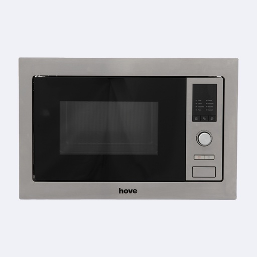[ELMIEM.0064] Microondas Hove Empotrable Acero Inox Vidrio Negro 40X60Cm
