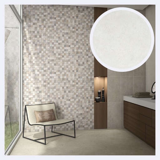 [PRCRPI.0146] Ceramica Tipo Piedra Mitica  Marfil (43X90)Cm