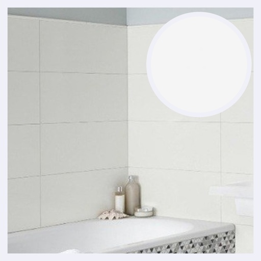 [PRCRPL.0045] Ceramica Tipo Plano Blanco Satinado  Blanco (30.5X60)Cm