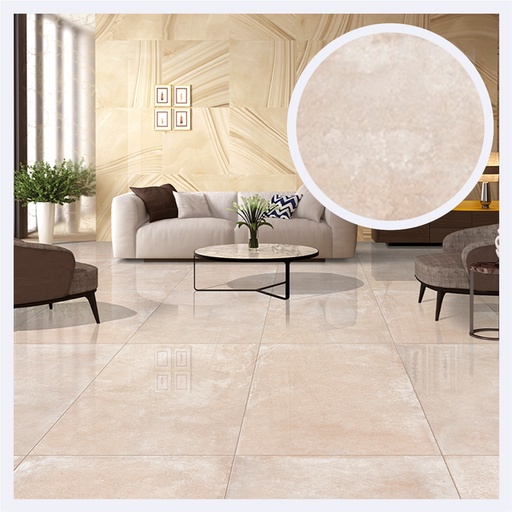 [PRPLCE.0426] Porcelanato Tipo Cemento Appolo  Beige (60X120X0.9)Cm