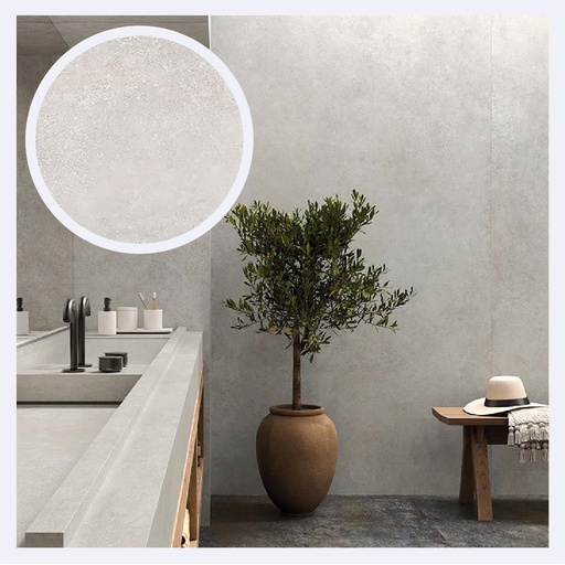 [PRPLCE.0498] Porcelanato Tipo Cemento Feroe  Pearl (120X280X0.6)Cm