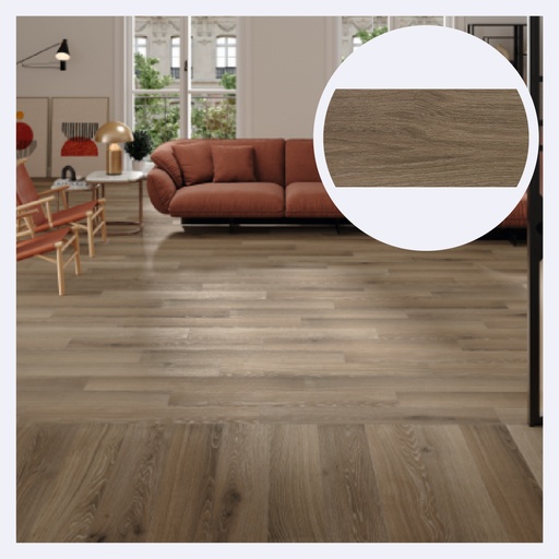 [PRPLMA.0466] Porcelanato Tipo Maderado Civic  Brown (23X120)Cm