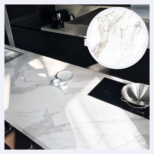 [PRPLMR.0486] Porcelanato Tipo Marmolizado Statuario   (120X270X0.9)Cm