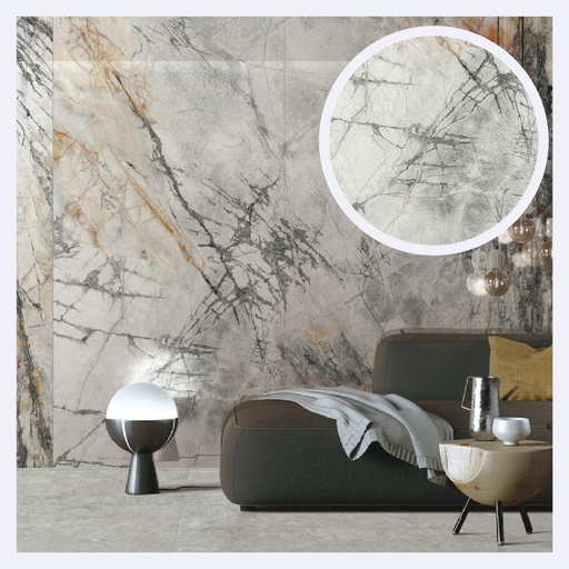 [PRPLMR.0543] Porcelanato Tipo Marmolizado Monet   (120X270X0.9)Cm