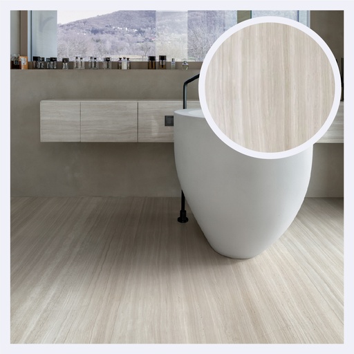 [PRPLMR.0621] Porcelanato Tipo Marmolizado Biotech Stone Wood   (120X240X0.6)Cm