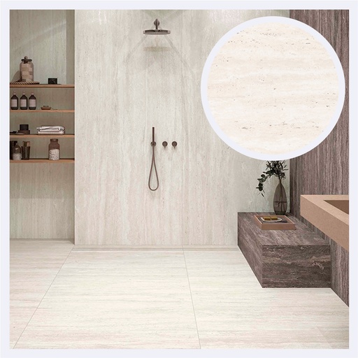 [PRPLMR.0627] Porcelanato Tipo Marmolizado Travo  Ash (80X160X0.9)Cm