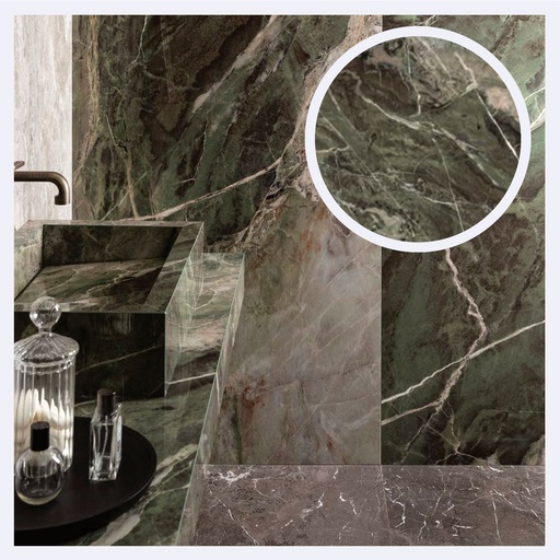 [PRPLMR.0708] Porcelanato Tipo Marmolizado Luxury Heritage  Esmeralda (120X240X0.6)Cm