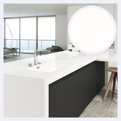 [PRPLPL.0182] Porcelanato Tipo Plano Basic  Pure White (160X320X0.12)Cm