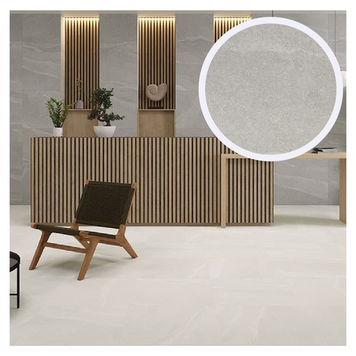 [PRPLMR.0558] Porcelanato Tipo Marmolizado Austral  Grey (60X120)Cm