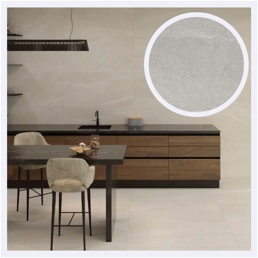 [PRPLMR.0562] Porcelanato Tipo Marmolizado Austral  Ivory (60X120)Cm